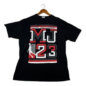 Phat Doc Legend 23 MJ Michael Jordan Vintage Graphic T Shirt Mens Black Size 2XL